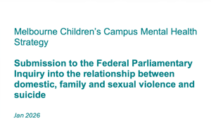 Submission to the Federal Parliamentary Inquiry into the relationship between domestic, family and sexual violence and suicide.