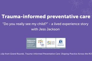 Trauma-informed preventative care short clips: a lived experience story