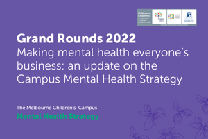 Grand Rounds 2022: Making mental health everyone's business, an update on the Campus Mental Health Strategy